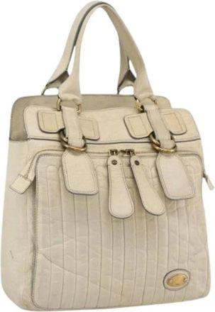 Chlo&eacute; Pre-owned Handbags, female, Beige, Size: ONE SIZE Pre-owned Tote Bag