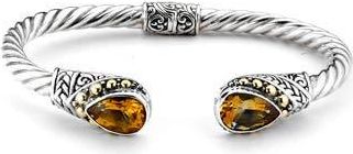 Samuel B. Sterling Silver Bangle in Yellow at Nordstrom Rack