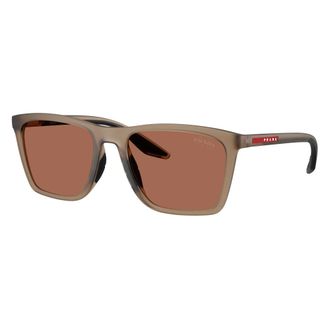 Prada Sunglasses, unisex, Gray, Size: 56 MM Linea Rossa PS B08S Sunglasses