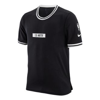 Nike x Nba Dri-fit Brooklyn Nets Courtside T-Shirt Black DR2263-010