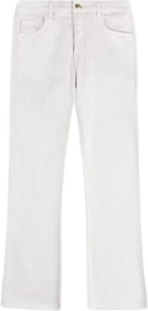 Fay Skinny Cotton Stretch Broek - Dames - Straight fit broeken - Wit - W25 - Katoen - Broeken