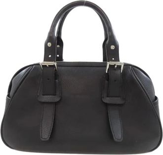 Burberry Pre-owned Handbags, female, Black, Size: ONE SIZE Pre-owned Handbag