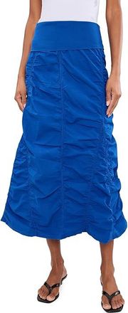 Xcvi Gored Peasant Skirt Womens Skirt Honorable Blue : LG (Womens 12-14), Cotton/Spandex