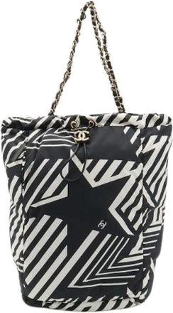 Chanel Pre-owned Nylon Backpack - Dames - Vintage Rugzakken - Veelkleurig - ONE Size - Nylon - Vintage