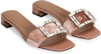 Dolce & Gabbana Womens Sandals - Rose Gold viscose - Size EU 39