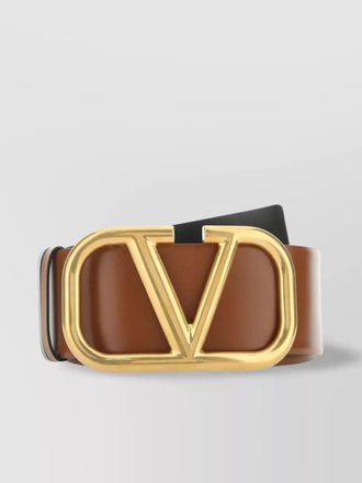 Valentino Garavani leather vlogo signature reversible belt