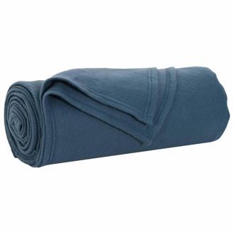 vidaXL Mantitas De Sof&aacute; 24 Pcs Azul Marino 170 X 130 Cm Lana Vidaxl