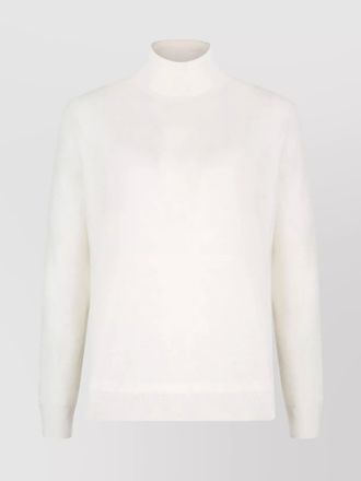 Boglioli long sleeve turtleneck sweater with ribbed cuffs