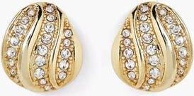 Yoj Twerti Pave Midi Studs In Gold & Crystals at Nordstrom