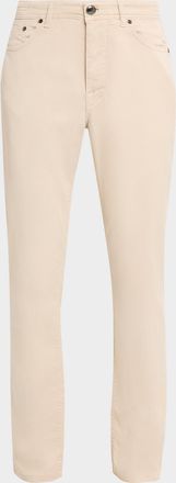 Sartorio Men & apos;s Cotton-Blend Slim-Leg Trousers