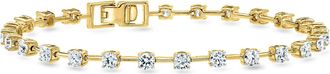 Ross-Simons Lab-Grown Diamond Tennis Bracelet in 10kt Yellow Gold