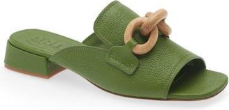 Pedro Garcia Enna Slide Sandal in Palm Petitgrain-Oak at Nordstrom, Size 10.5Us