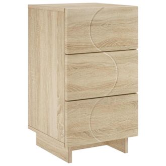 vidaXL Mesa De Noche Roble Sonoma 33,5 X 34,5 X 60 Cm Vidaxl