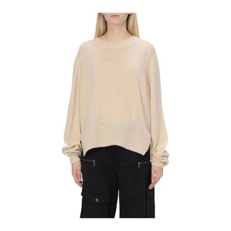 Isabel Marant Dames, Truien, Beige, Maat: M Kasjmier