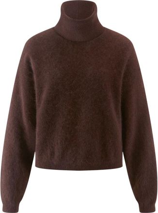 Riani Jersey de cuello alto mullido - Knitwear - Mujer - Marr&oacute;n - M