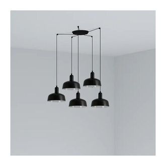 Faro Barcelona Tatawin S Metal 5l Colgante Negra