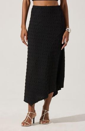 ASTR the Label Smock Asymmetric Skirt in Black at Nordstrom Rack, Size X-Small