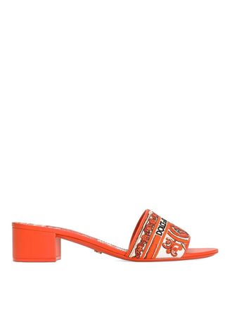 Dolce & Gabbana Mules With Majolica Embroidery
