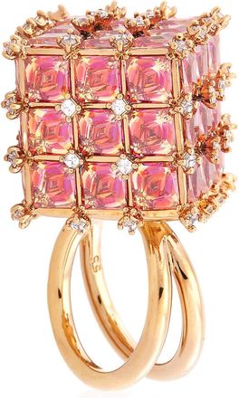 Swarovski Curiosa Cocktail Ring, Size 6.75