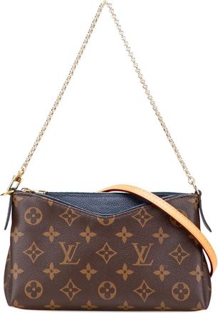 Louis Vuitton Clutch Pallas con monogramma 2018 - Marrone