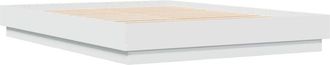 vidaXL Estructura de cama madera de ingeniería blanca 160x200 cm Vidaxl