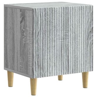 vidaXL Armario De Noche Gris Sonoma 43 X 34,5 X 50 Cm Vidaxl