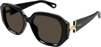 Chlo&eacute; Marcie Sunglasses - female - Chlo&eacute; - Sunglasses - Black - 56 MM - Accessories