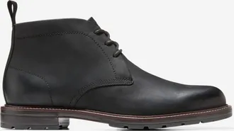 Cole Haan Mens Roundhill Grand Waterproof Chukka Boots - Black Size 10.5