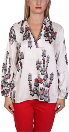 Marella Tops - Dames - Blouses - Veelkleurig - L - Overhemden