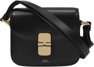 A.P.C. Grace Mini Tas - Dames - Schoudertassen - Zwart - ONE Size - Katoen - Tassen