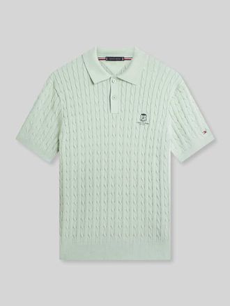 Tommy Hilfiger Poloshirt mit Logo Detail in Mint, Gr&ouml;&szlig;e XXL