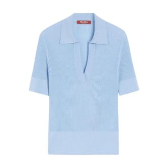 Max Mara Dames, Truien, Blauw, Maat: L