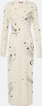 Altuzarra Ellima printed wool and silk maxi dress