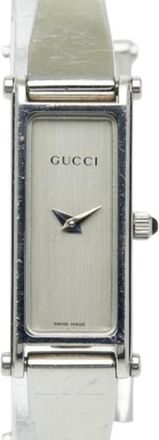 Gucci Pre-owned Watches, female, Gray, Size: ONE SIZE Pre-owned Vintage Stainless Steel Watch