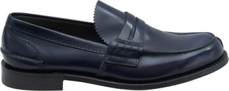 Churchs Klassieke leren mocassin - Heren - Loafers - Blauw - 40 EU - Leer - Schoenen