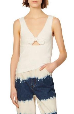 Sandro Tayron Tank Top in Ecru at Nordstrom Rack, Size 4 (Fits Like 10 Us)