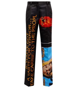【送料&関税込】J.W. Anderson Red Velvet Pant Vintage Jr's Size 9 Arizona Brand Hipster Red Crushed Velvet