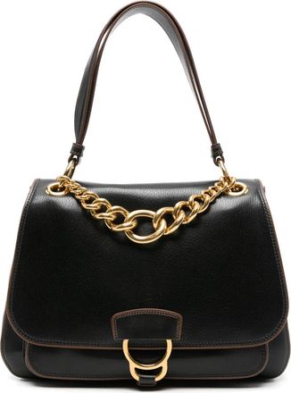 Miu Miu Dahlia leren schoudertas - Zwart