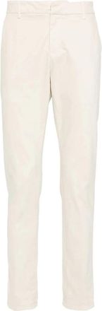 Dondup Gaubert Slim-fit broek - Heren - Slim Fit Broeken - Beige - W34 - Katoen - Broeken