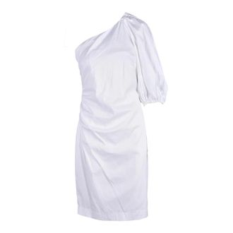 Access Fashion Chique Korte Jurk - Dames - Korte kleedjes - Wit - XL - Katoen - Kleedjes