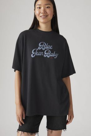 Levi's Camiseta corta estampada Stack - Mujer - S - Negro / Blue Jean Baby Pirate Black