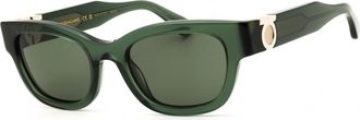Ferragamo SF2067S 317 Transparent Green/Green