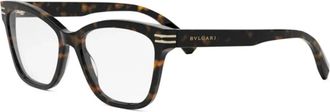 Bulgari Glasses, unisex, Brown, Size: 54 MM B.Zero1 Optical Frame