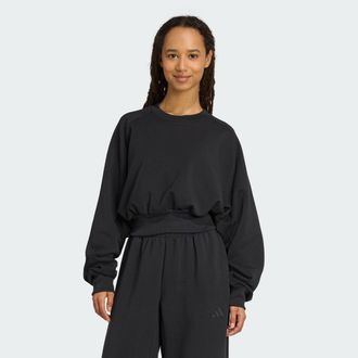 adidas Womens adidas Soft Lux Loose Sweatshirt