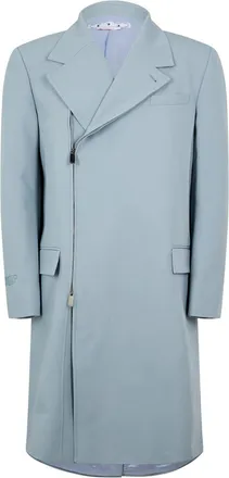 Off-white Mens Off White Regular Fit Coat in Ice - Multicolour - Size Large