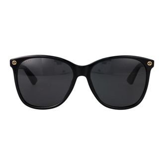 Gucci Sunglasses - female - Gucci - Sunglasses - Black - 58 MM - Accessories