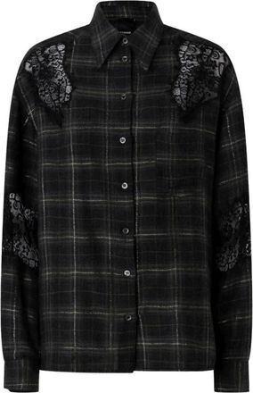 Pinko Reina Shirt - Dames - Overhemden - Veelkleurig - XS - Nylon - Overhemden