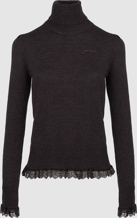Ganni Pull Merino Details Phantom