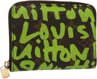 Louis Vuitton Pre-owned Wallets, female, Multicolor, Size: ONE SIZE Pre-owned Canvas Wallet