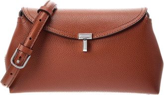 Toteme T-Lock Leather Clutch